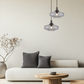 Calla Pendant Smoke